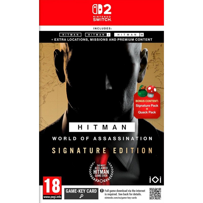 HITMAN World of Assassination - Edition Signature (Game-key Card) - Switch 2