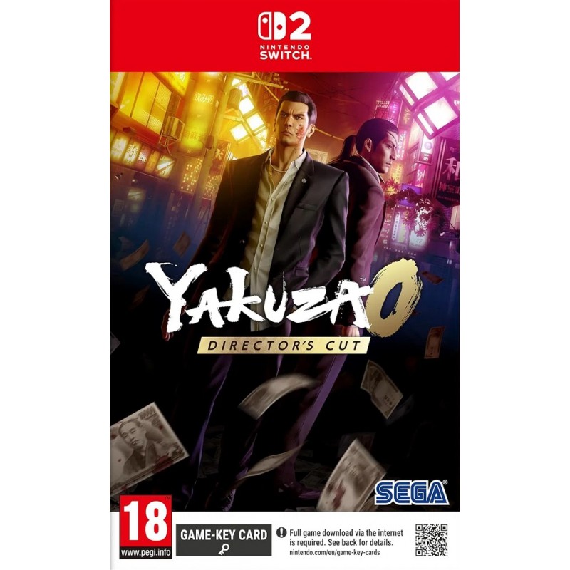 Yakuza 0 Director's Cut (Game-key Card) - Switch 2