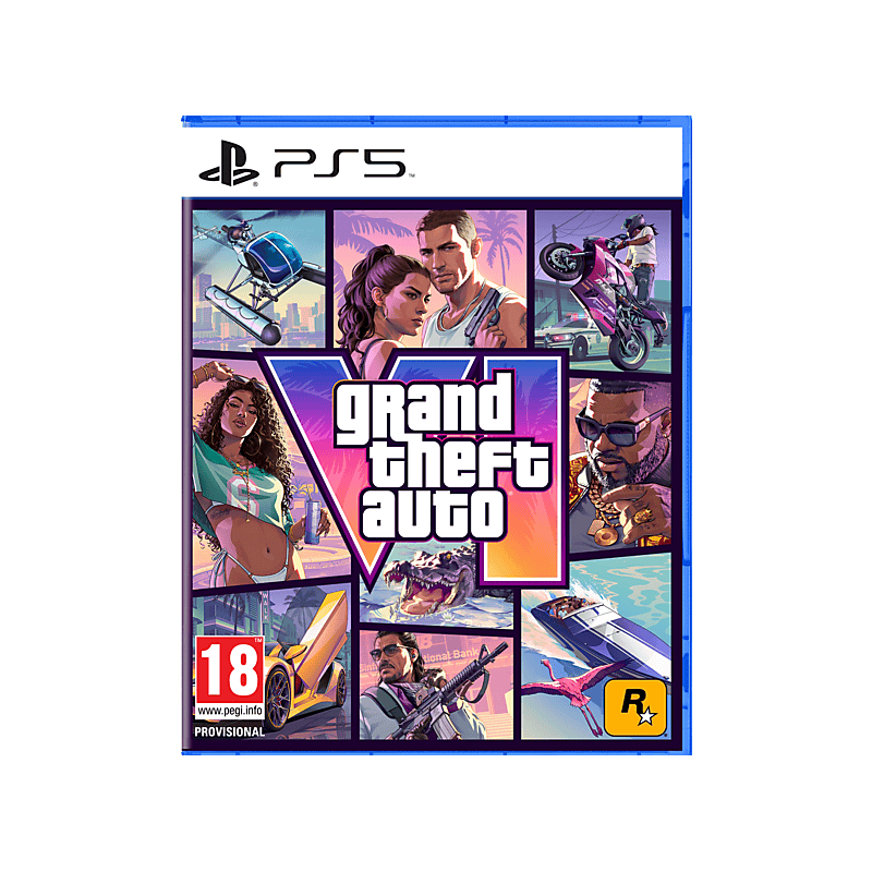 Grand Theft Auto 6 (GTA VI) (PS5) - Version boîtier avec code de téléchargement
